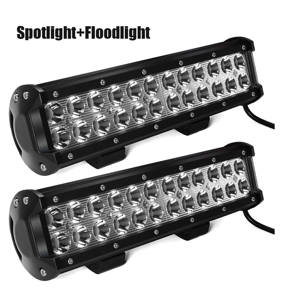 36W - 12W/26W/48W LED Light Bar Spotlight/Floodlight Work Light Modified Car Roof Lights for Motorcy