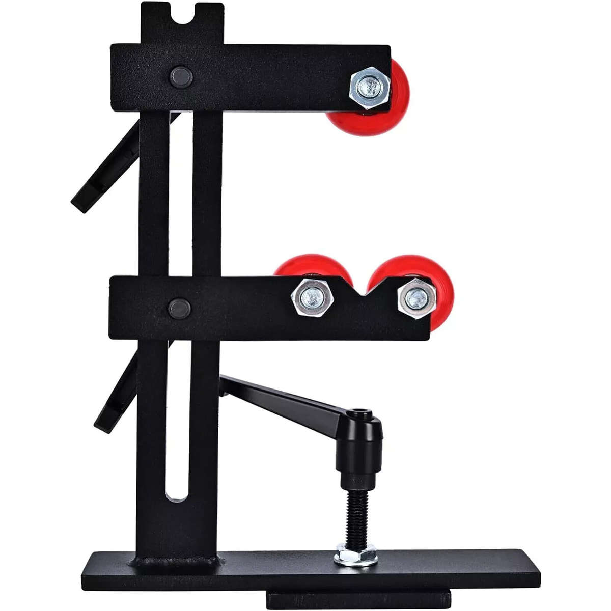 Black - Wood Lathe Woodturning Steady Rest 3 Wheels Wood Lathe Tools Wood Cast Iron Steady Rest