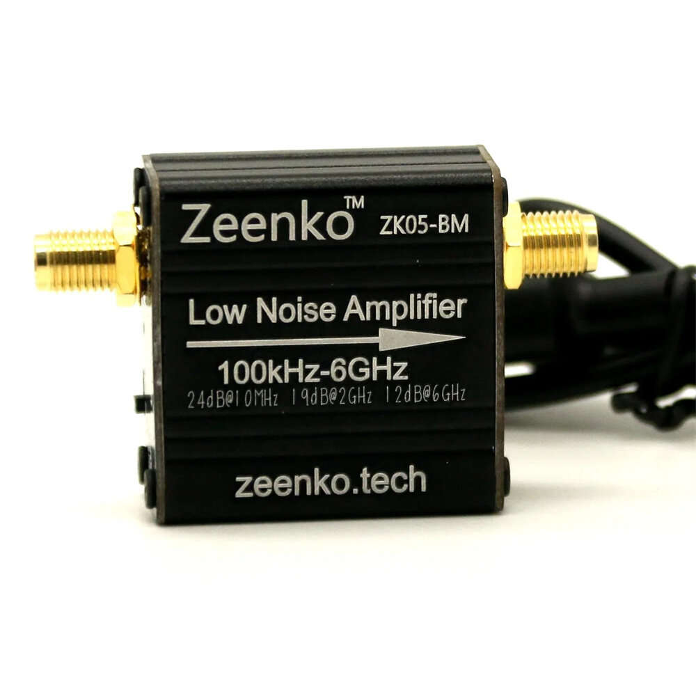 #C - Zeenko BM Series Low Noise Amplifier USB Powered 100KHz-6GHz/10GHz 20dB Gain RF Preamplifier Mo