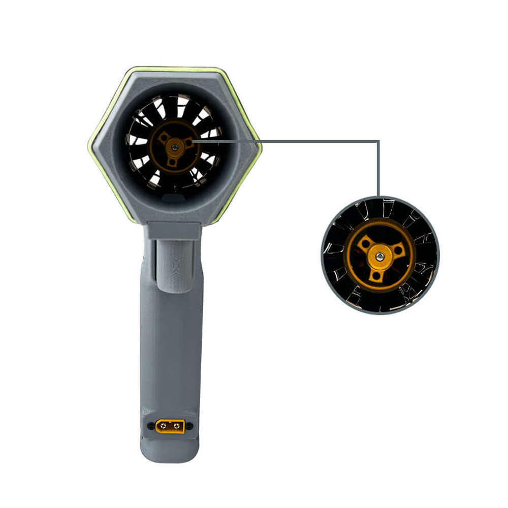 Black - DarwinFPV X5 50mm 4-6S Powerful Turbo Violent Fan with XT60 Plug for FPV Racing Drone Cleani