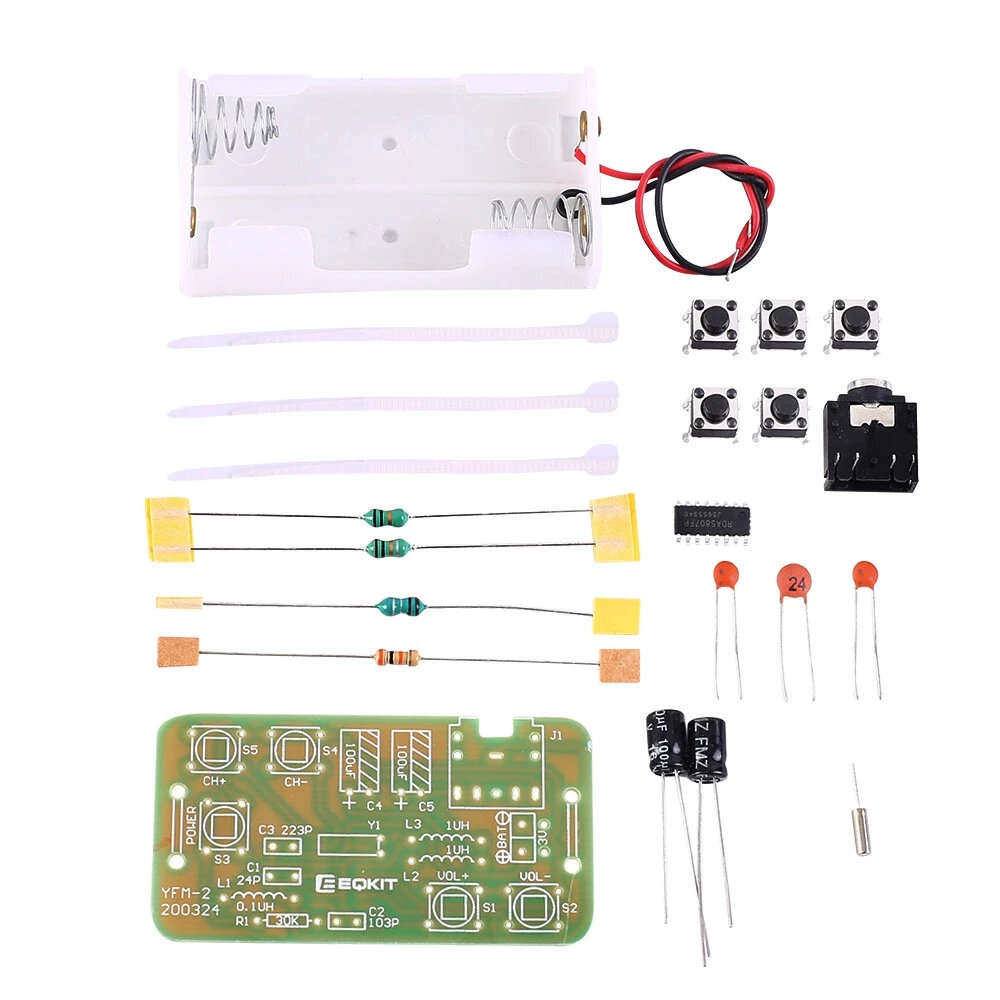 Receiver - 88-108MHz DIY Kit FM Radio Transmitter and Receiver Module Frequency Modulation Stereo Re