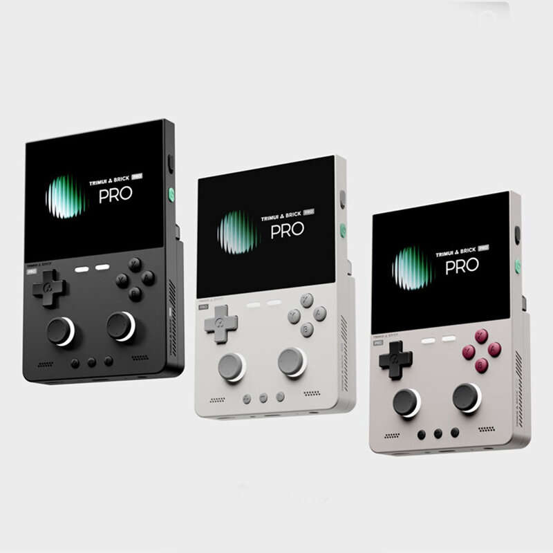 Black - [128G] TRIMUI Brick Pro TG4040 14000+ Games Retro Handheld Game Console 3.95-inch IPS Screen