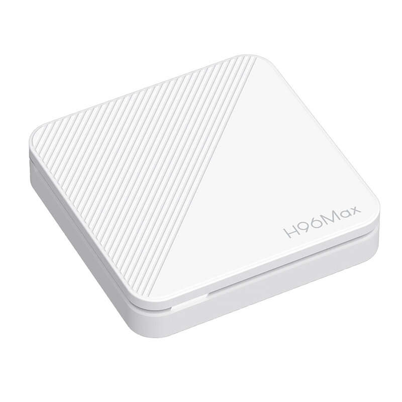 EU Plug - H96Max H313 2+16G 4K UHD Android 14.0 TV Box Quad-core Support WiFi6 bluetooth Voice Remot