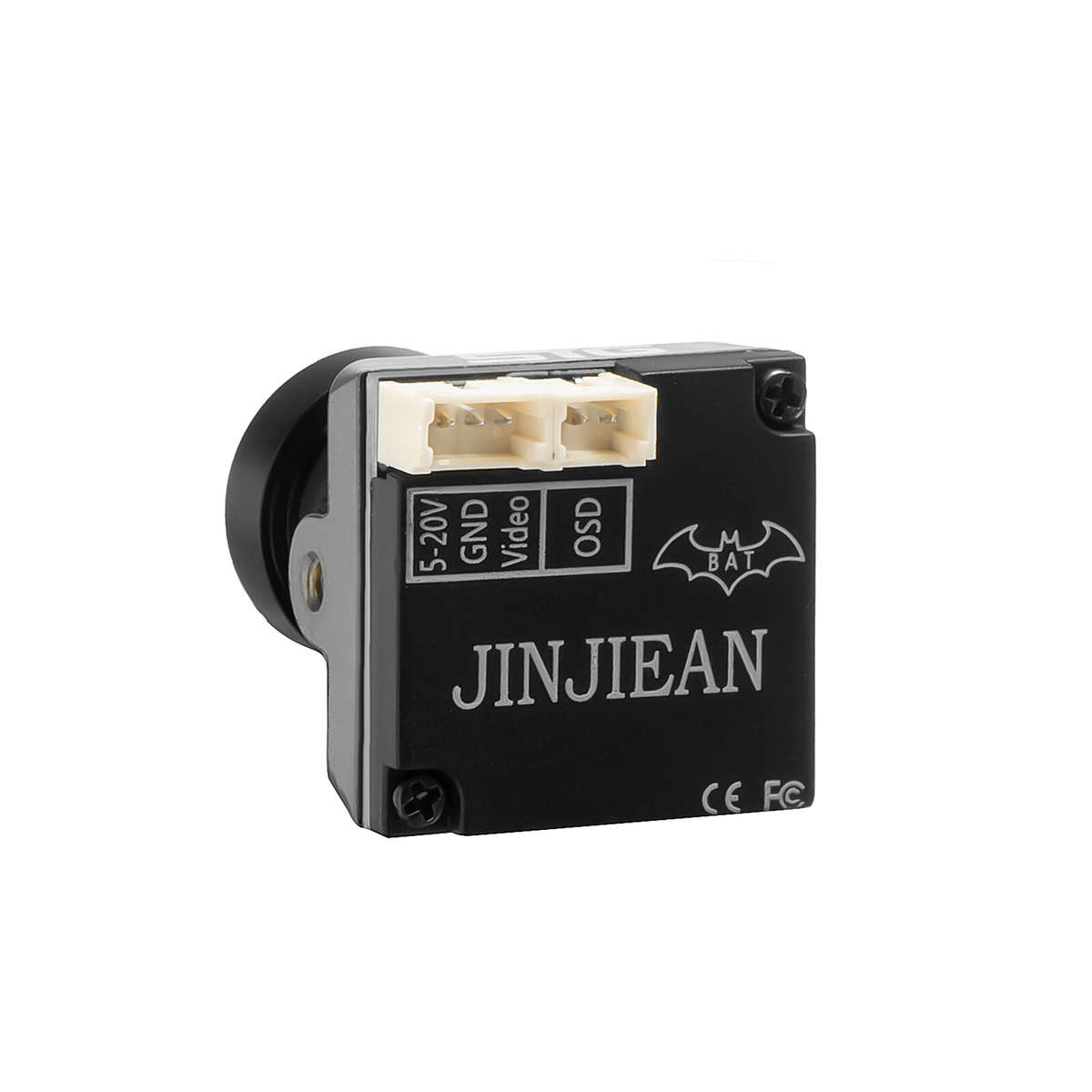 Black - JINJIEAN STG Bat1 1/2.8' 2.1mm 135 Degree 4:3 16:9 Switchable FPV Camera Starlight Night Vis