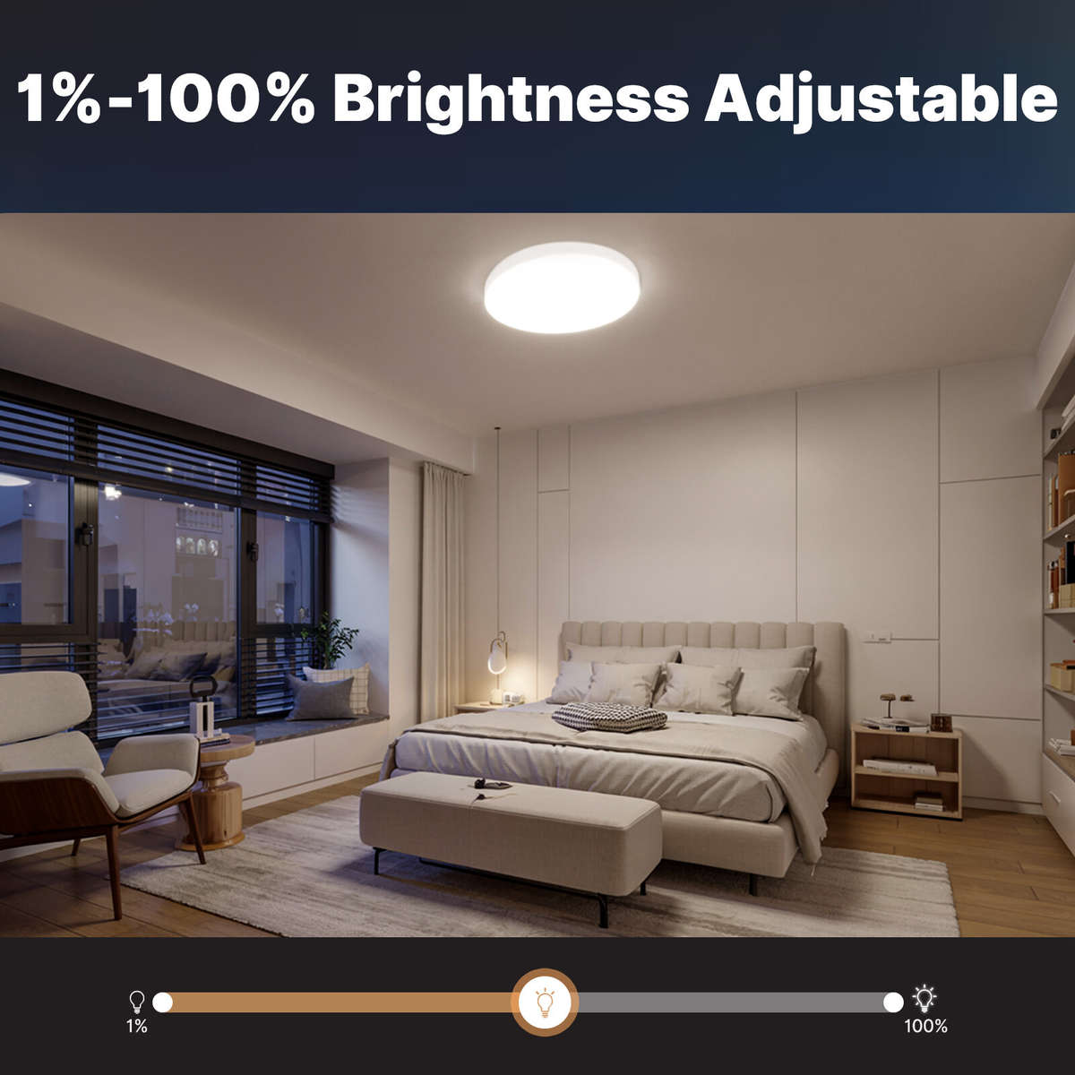 ZigBee - MOES ZL5235TD Zigbe Smart Ceiling Light 23W 2500LM RGBCW 1800-6500K Tuya App Remote Control