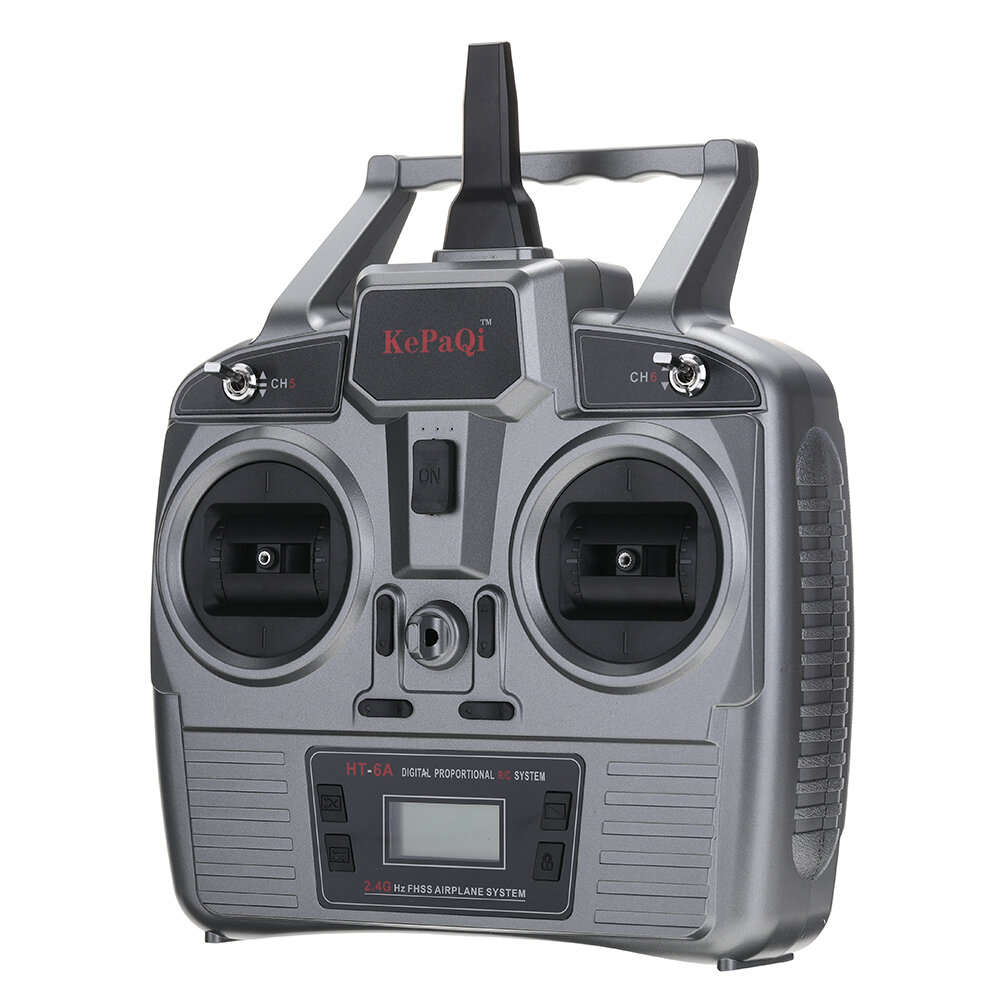 Mode 2 (Left stick throttle) - KPQRC HT-6A 2.4Ghz 6CH PWM FHSS Transmitter Remote Control with F-06A