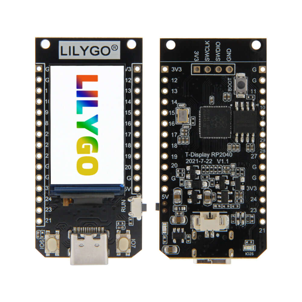 LILYGO TTGO T-Display RP2040 with Shell Raspberry Pi Module 1.14 inch LCD Development Board