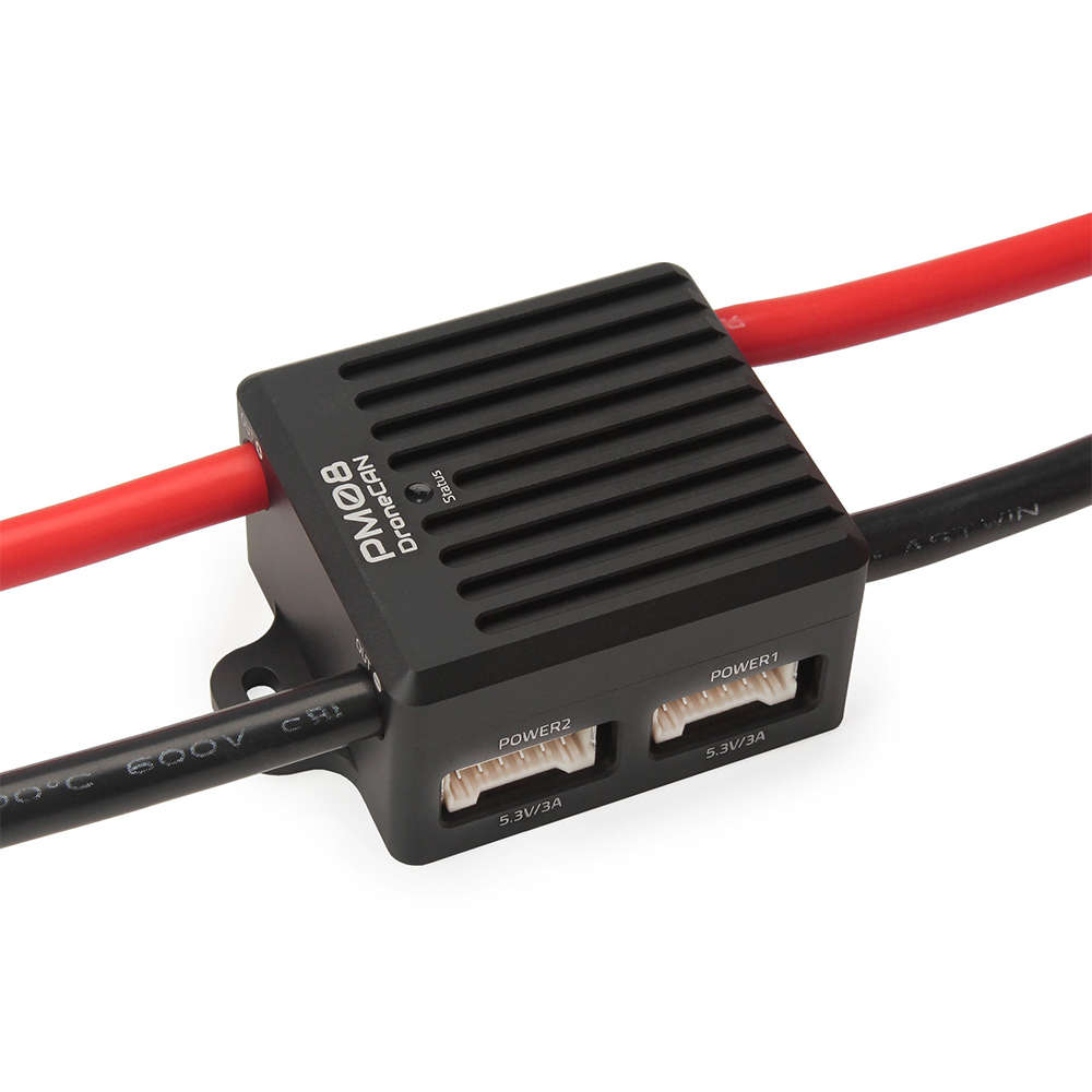 XT90 Plug - Holybro PM08-CAN 14S 200A Power Module DroneCAN Protocol Two 5V BEC Ouput for PX4 Flight