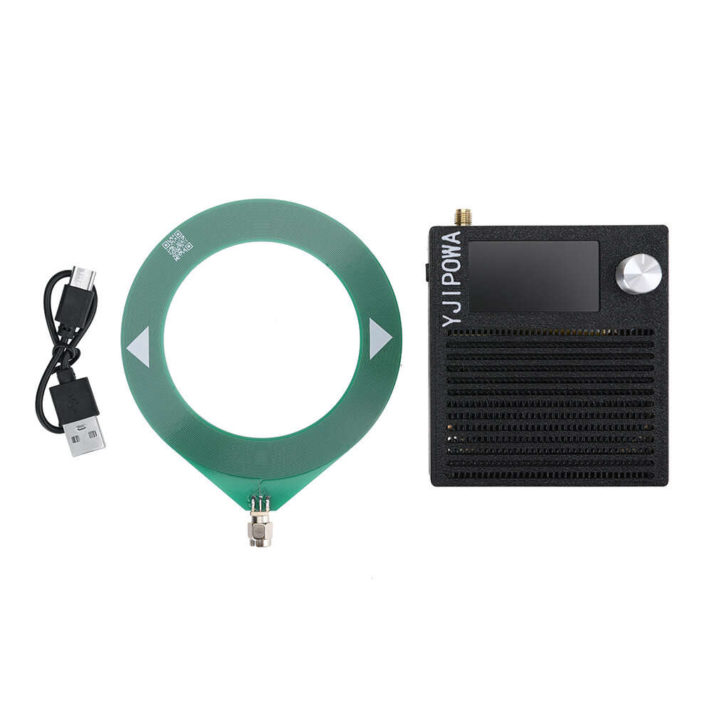 Black Loop Antenna - ATS MINI V3B ESP32-S3 SI4732 PLUS DSP Radio Receiver with 3000mAh Battery FM/AM