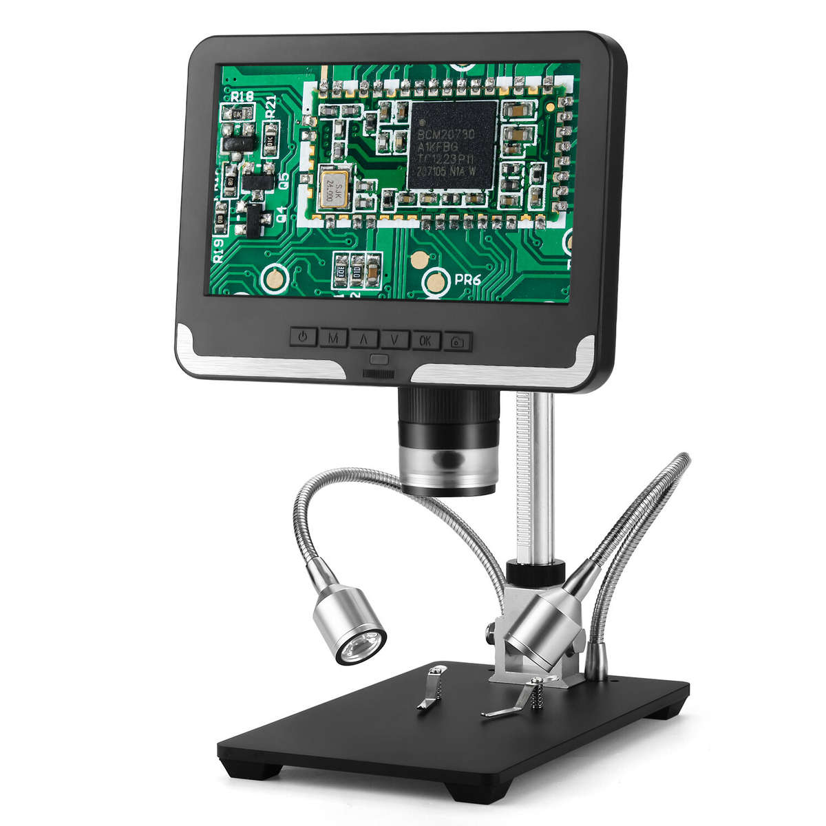 Black - Andonstar AD206 1080P 3D Digital Microscope Soldering Microscope for Phone Repairing SMD / S
