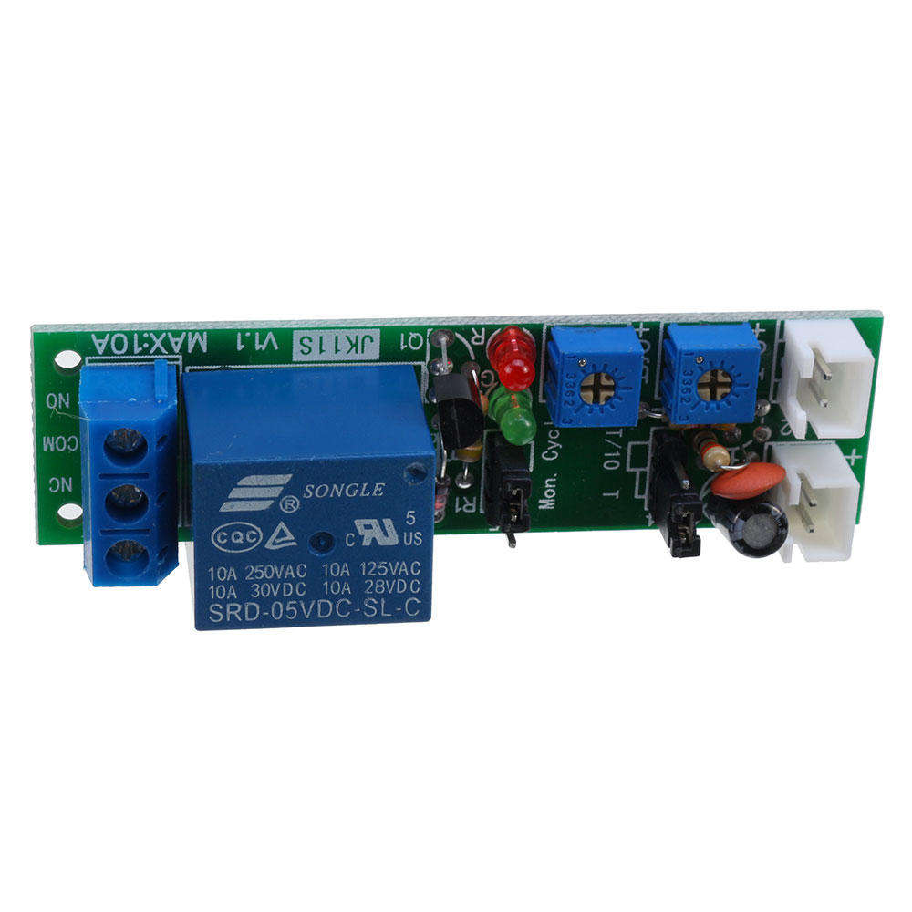 Jk11S-100S-5V 10A 0-100S Adjustable On-Offf Delay Module Timer Cycle Switch Infinite Loop Relay Modu