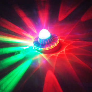 8W Rotating LED Club Disco Party Crystal Magic Ball Stage Effect Light