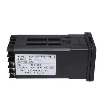 Excellway REX-C100 110-240V 1300 Degree Digital PID Temperature Controller Kit with 400 Degree Pro