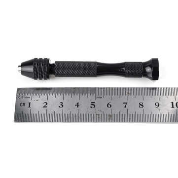 Mini Micro Hand Drill with 20Pc Mini 0.3-1.6mm Bit Keyless Chuck Set Pin Vise Rotary