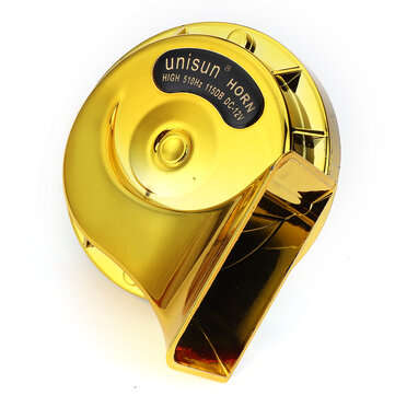 2pcs 400DB 12V Dual Tone Snail Air Horn Super Loud Trumpet 510hz + 410hz For Car Trucks Lorry Boat U