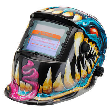 Solar Pro Auto Darkening Welding Helmet Arc Tig Mig Grinding Welders Mask (TYPE: PYTHONPATTERN)