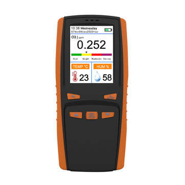 Portable Ozone Analyzer Multifunctional O3 Ozone Meter Air Detector Intelligent Sensor Ozone Meter A