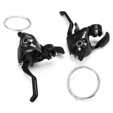 1 Pair BIKIGHT 3x7 21Speed MTB Bike Bicycle Cycling Trigger Gear Shifter with Inner Bike Shifter Cab