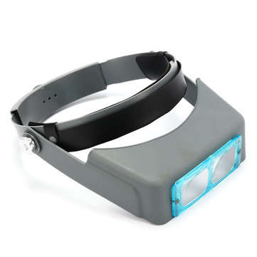 4 Lens Headband Wearing Magnifier Watch Repair Reading Optivisor Eye Welding Visor Tool