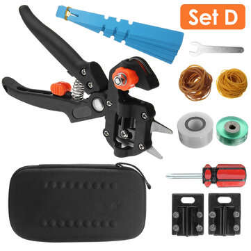 Professional Garden Grafting Cutting Tool Pruner Kit Branch Fruit Tree Cutting Scissors (TYPE: D)