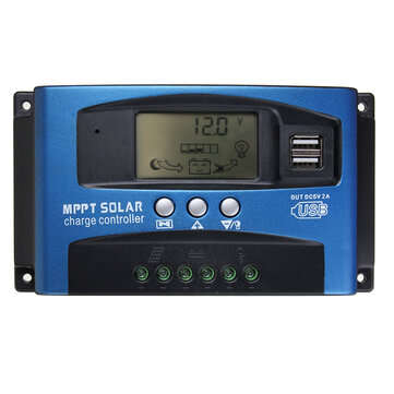 30/40/50/60/100A MPPT Solar Controller LCD Solar Charge Controller Accuracy Dual U.. (CURRENT: 100A)