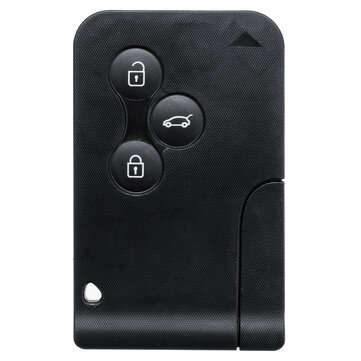 Car Remote Card Smart Key Shell Case Cover For Renault Megane Scenic Clio 3BTN