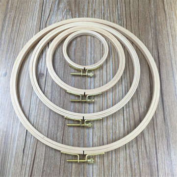 7 Size Wooden Embroidery Hoops Cross Stitch Sewing Tools Craft Ring Frame Machine Tool (SIZE: 29CM)