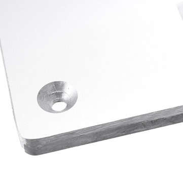 Drillpro 300x235x95mm Aluminum Router Table Insert Plate Woodworking Trimming Machine Flip Panel for