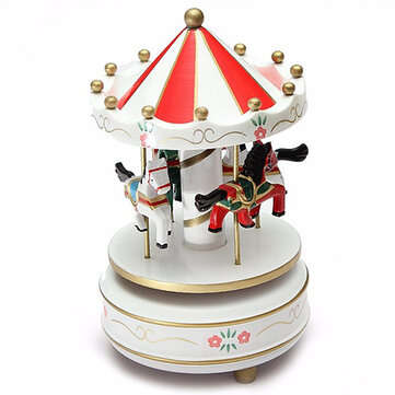 Kids Carousel Music Box Merry Go Round Musical Devolopment Toys Room Decor (COLOR.: 3#)