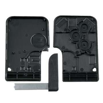 Car Remote Card Smart Key Shell Case Cover For Renault Megane Scenic Clio 3BTN