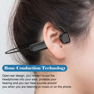 New 2020 Painless Bone Conduction Earphone bluetooth 5.1 Headset Sweatproof Open-Ear Headphones with