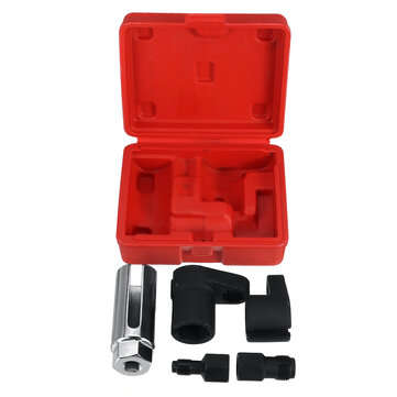 5PCS Universal 7/8" / 22mm Oxygen Sensor Repair Tool Set Disassemble Socket Thread Chasers Wrench Ma