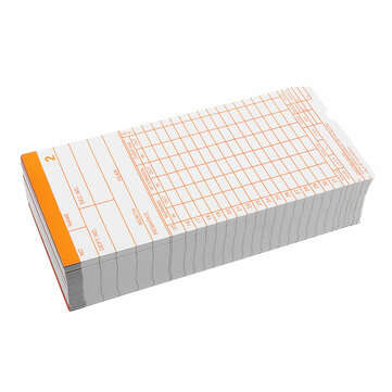 90Pcs Monthly Time Clock Cards Payroll For Employee Attendance Bundy Recorder Timer