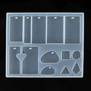 381Pcs DIY Crystal Epoxy Resin Mold Bracelet Pendant Jewelry Handmade Silicone Mold Set