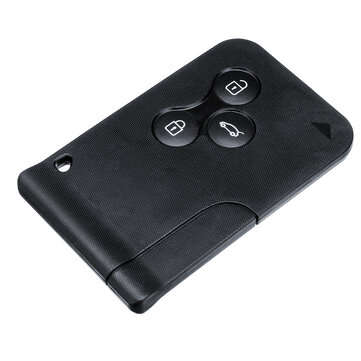 Car Remote Card Smart Key Shell Case Cover For Renault Megane Scenic Clio 3BTN