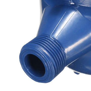 15mm Plastic Single Flow Dry Cold Water Pipe Table Garden Home Water Measuring Meter