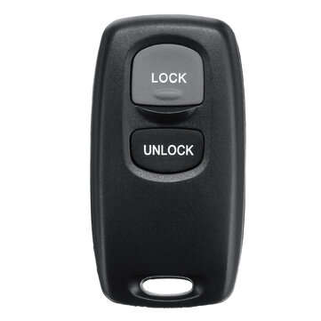 2 Buttons Remote Key Shell Case with CR2025 Battery For Mazda 3/5/6 Car