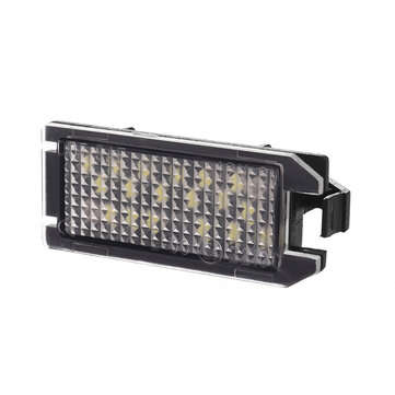 12V LED License Plate Light Lamps White 2Pcs For Fiat 500 For Jeep Grand Cherokee For Maserati Levan