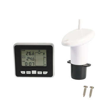 Ultrasonic Water Tank Liquid Level Sensor Meter Monitor Digital LCD Display Clock