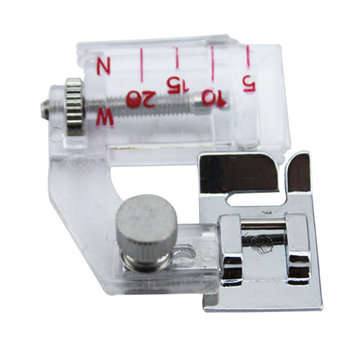 Home Snap On Adjustable Bias Binder Presser Foot Feet for Sewing Machines