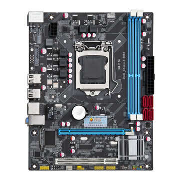 HUANANZHI P55 Motherboard For Intel LGA 1156 DDR3 1333/1600MHz 16GB SATA2.0 USB2.0 PCI-E M-ATX GAME