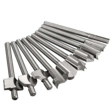 10pcs 1/8 Inch Shank High Speed Steels Trimming Cutter Router Bit Woodworking Tool