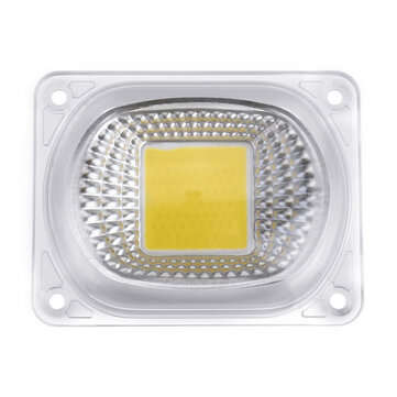 High Power 50W White / Warm White LED COB Light Chip with Lens for DIY Flood ... (COLOR.: WARMWHITE)