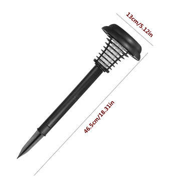 LED Solar Powered Mosquito Killer Light Outdoor Courtyard Rainproof Garden Home Lawn Lamp