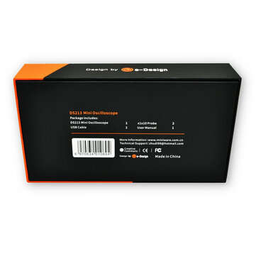 MINI DS213 Digital Storage Oscilloscope Portable 15MHz Bandwidth 100MSa/s Sampling Rate 2 Analog Cha