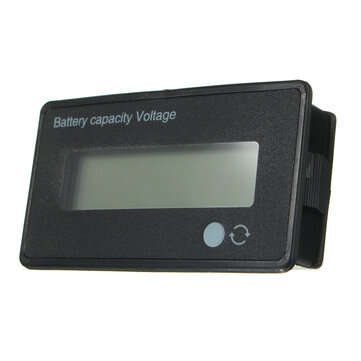 Geekcreit 12V/24V/36V/48V 8-70V LCD Acid Lead Lithium Battery Capacity Indicator Digital Voltmeter