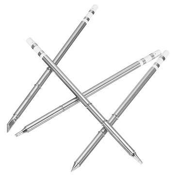 KSGER 4pcs T12-K T12-B T12-BC2 T12-D24 Soldering Iron Tips T12 series for Soldering ReWork Station