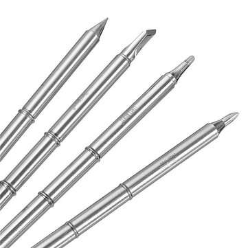 KSGER 4pcs T12-K T12-B T12-BC2 T12-D24 Soldering Iron Tips T12 series for Soldering ReWork Station