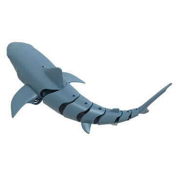 T11B with Two Battery 2.4G 4CH Electric RC Boat Simulation Shark Animal RTR Model Kids Toys