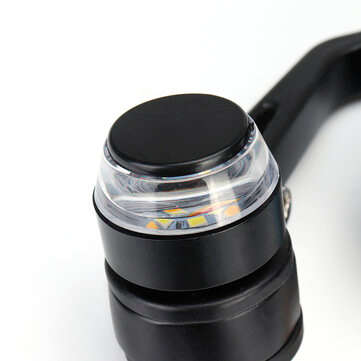 2Pcs 7/8`` Handbar Motorcycle Side Rearview Mirrors Bar End Turn Signals Light